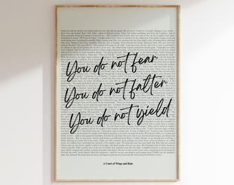 ACOTAR Wall Art Print, ACOWAR, Velaris, boekcitaten wordt afgedrukt, leesgrage poster, boekenliefhebber Art Print, digitale download, afdrukbaar