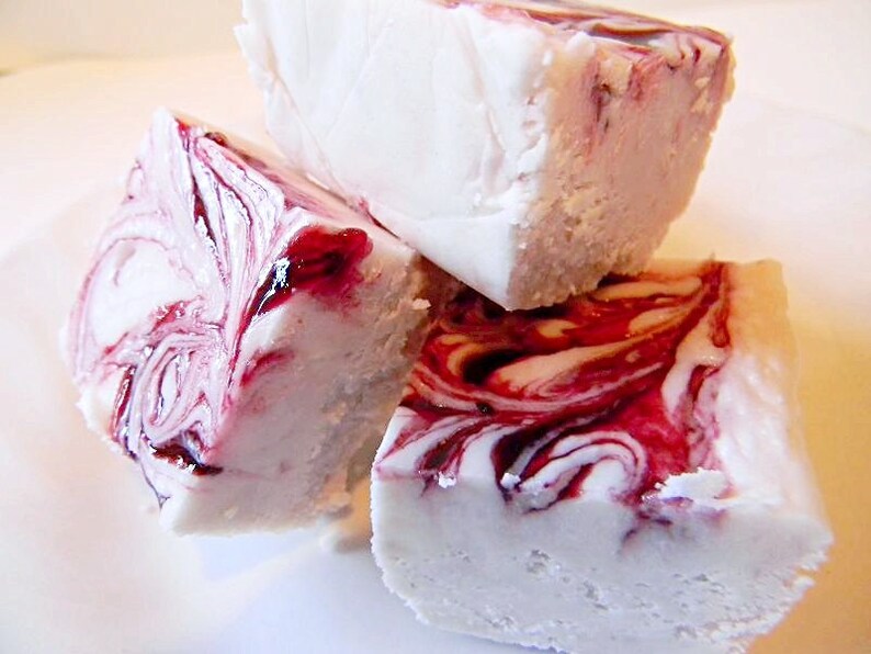 Julie's Fudge White Chocolate BLACKBERRY Swirl One Etsy