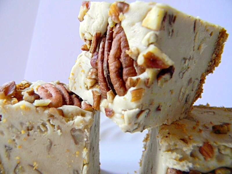 Fudge Bars with Pecan-Graham Crust