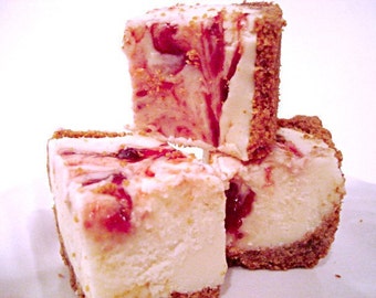 Julie's Fudge - Strawberry CHEESECAKE With Graham Cracker Crust - Over Half Pound