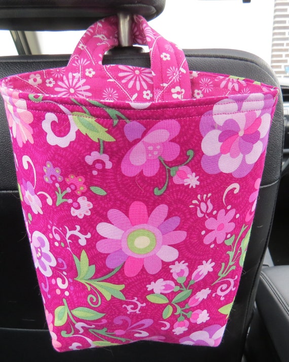 Trash Bin Car Trash Bag Cute Car Accessories Headrest Bag Etsy