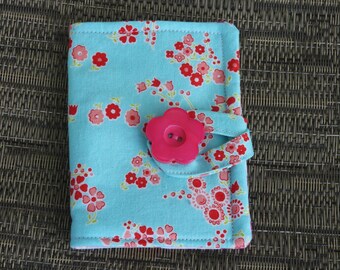 Tea Wallet, Tea Bag Holder, Cute Accessory, Purse Accessory, Sweetener Holder, Feminine Product Holder, Cash Money Holder,Small Flowers