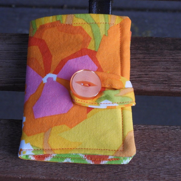 Tea Wallet, Tea Bag Holder, Cute Accessory, Purse Accessory, Sweetener Holder, Feminine Product Holder, Cash Money Holder, Flowers