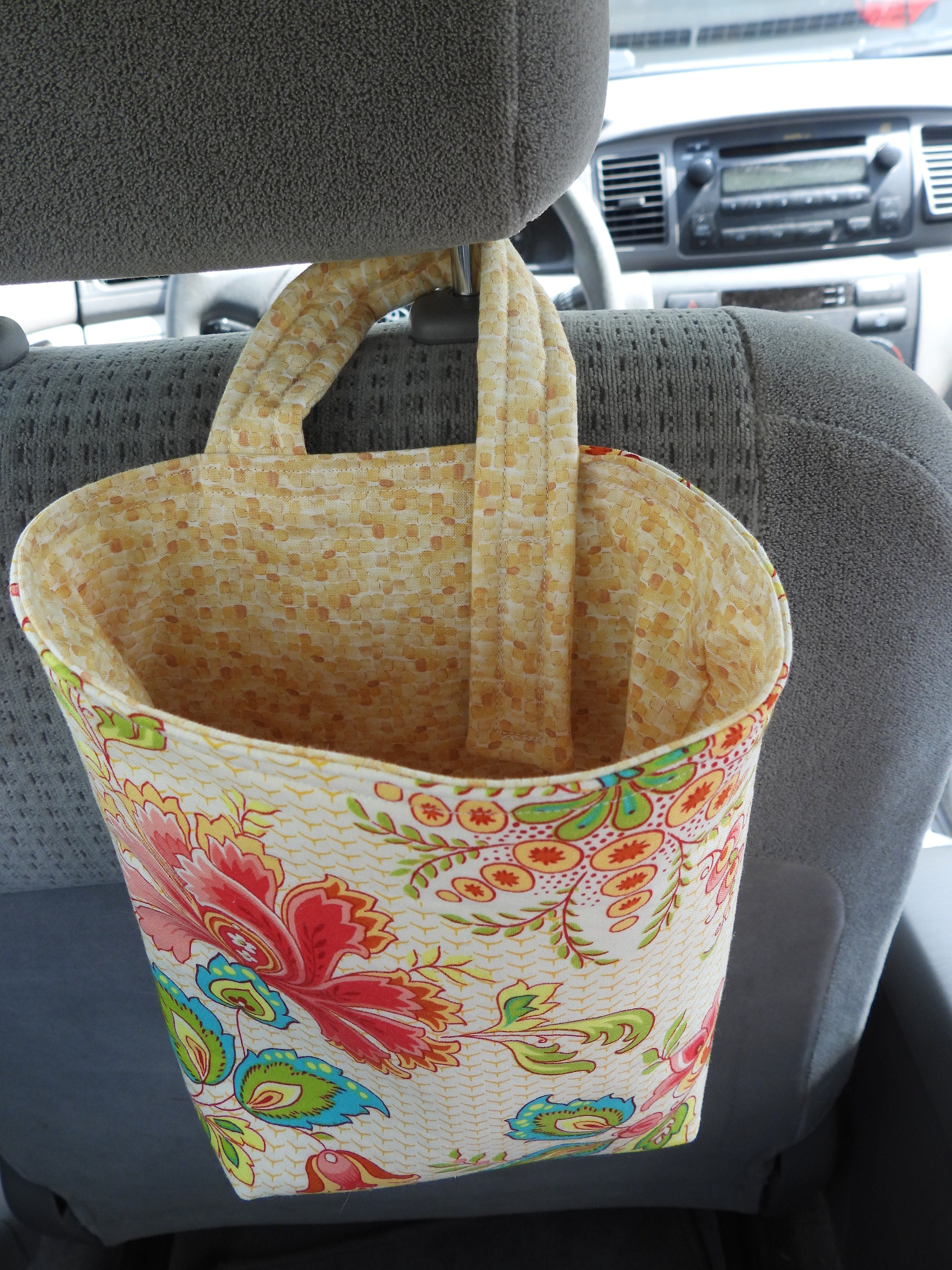 Bolsa de basura de coche papelera accesorio de coche lindo | Etsy