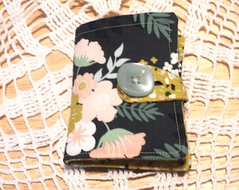 Tea Wallet,Tea Bag Holder,Cute Accessory,Purse Accessory,Sweetener Holder,Feminine Product Holder,Cash Money Holder,Floral