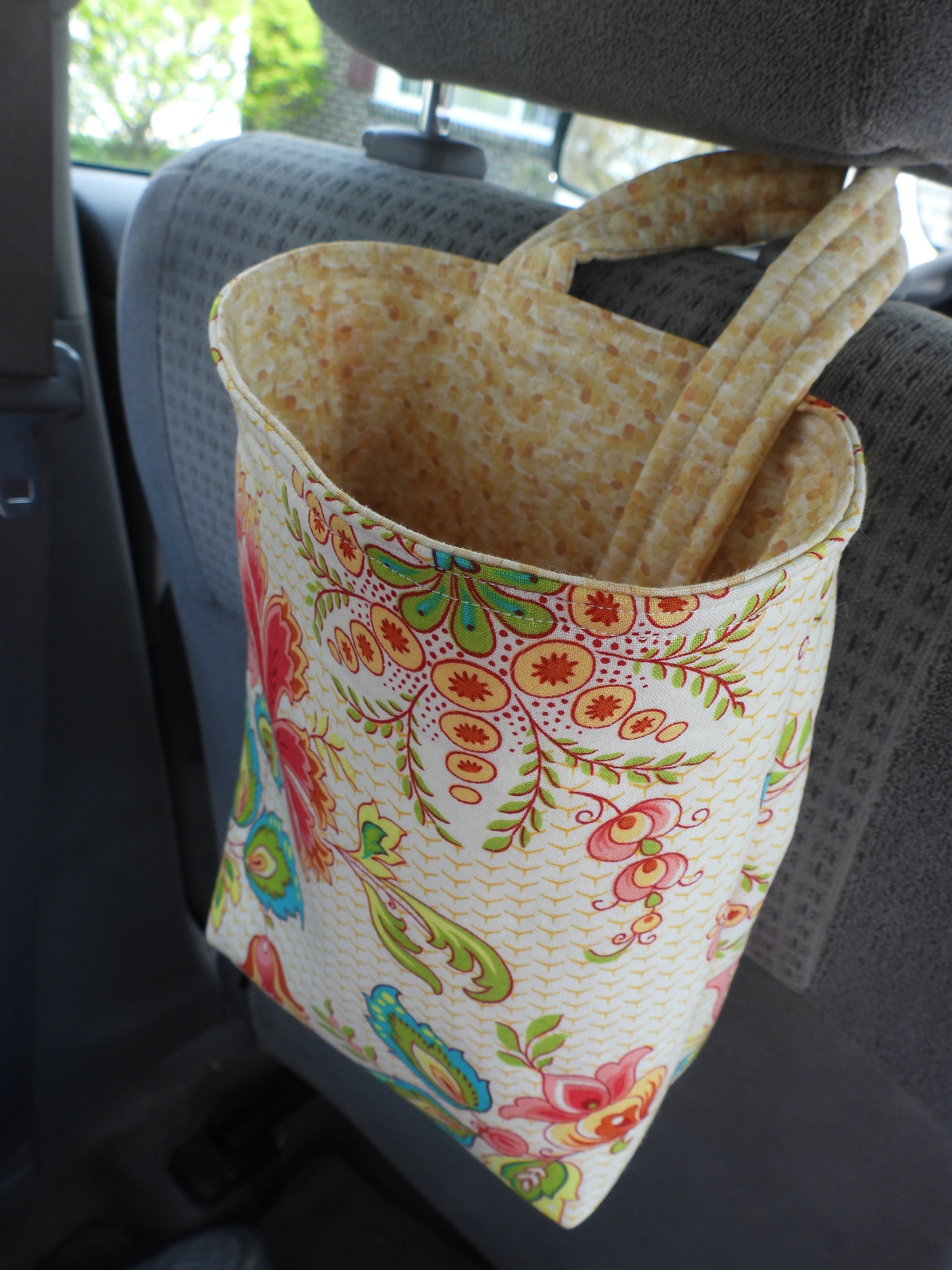 Bolsa de basura de coche papelera accesorio de coche lindo | Etsy