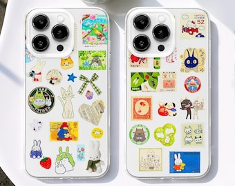 Kawaii Manga Moodboard MagSafe Funda para teléfono, Regalo anime Weeb, iPhone 17 16 15 Samsung