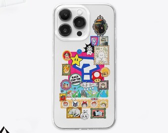 Kawaii Anime Cat Receipt MagSafe Phone Case: Manga Scrapbook Cover iPhone 17 16, Samsung