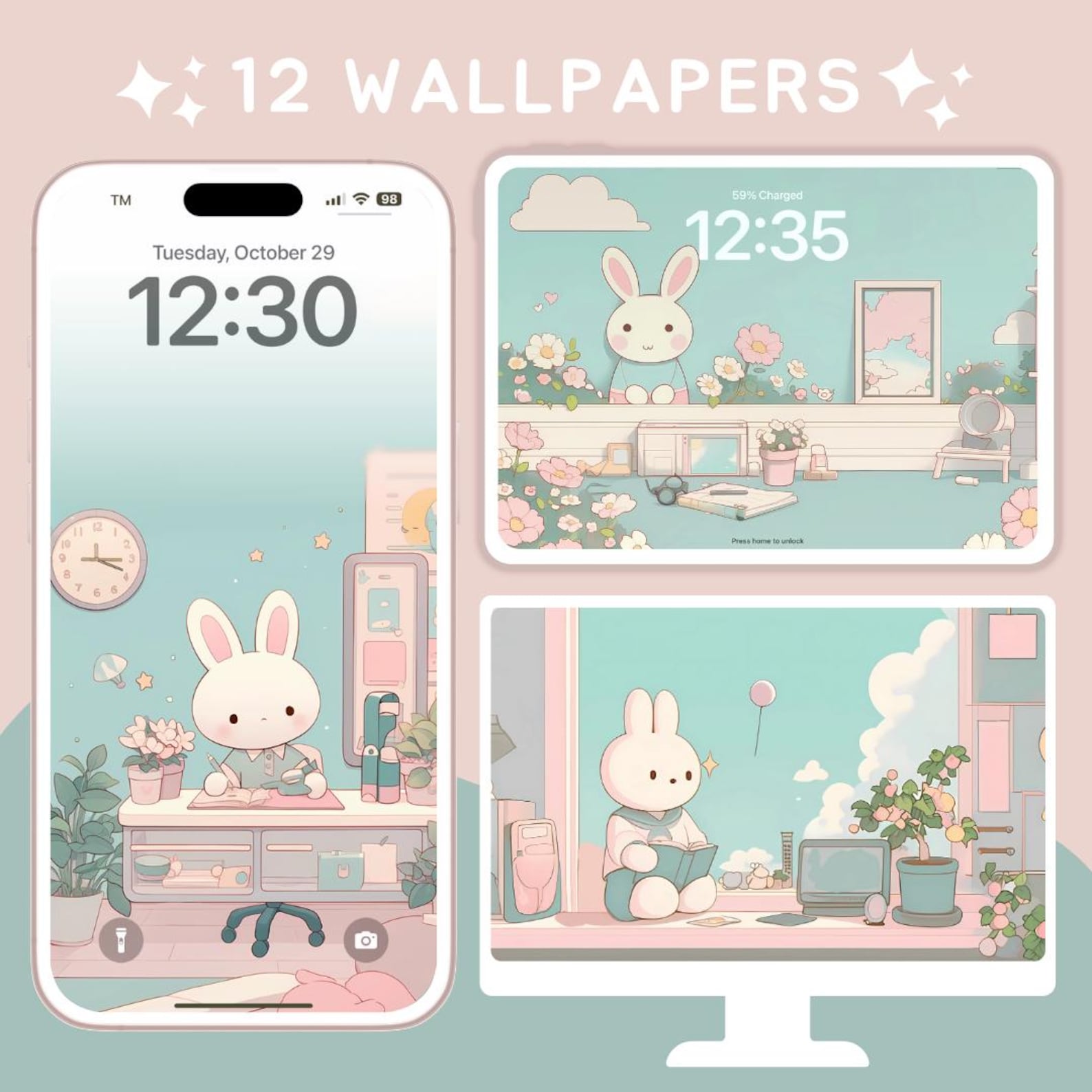 Cute Kawaii Wallpaper for iPhone