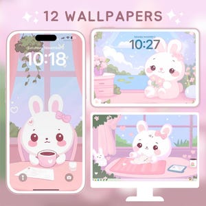 Cute Kawaii Wallpaper for iPhone Android iPad Tablet Desktop Wallpaper