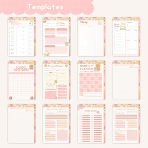 Stay organized and inspired with this school planner designed for students and stationery lovers. This kawaii digital planner is filled with adorable layouts and comes with cute GoodNotes stickers to decorate your pages. Perfect for daily, weekly, and monthly planning, it’s styled with charming kawaii stationery elements to make studying and scheduling more fun. Ideal for iPad, tablet, or any PDF annotation app.