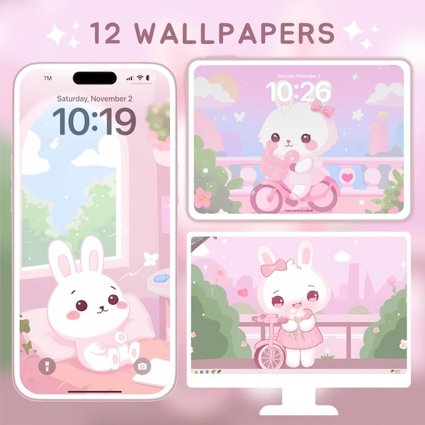 Pink Tablet Wallpaper - Etsy