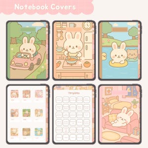 Plan your life beautifully with this iPad planner in a soft pastel theme. This pastel planner comes as a versatile digital planner bundle with daily, weekly, and monthly pages, plus goal setting, budgeting, and more. Includes adorable kawaii stickers to decorate and personalize your planner. Perfect for students, professionals, and stationery lovers who want a cute and organized planning experience on their iPad or tablet.
