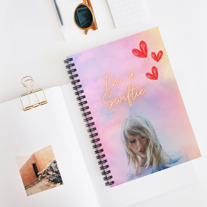 Quaderno a spirale, Elenco delle cose preferite, Diario delle manifestazioni, Album da disegno, Taylor Swift, Diario, Quaderno, Taylorswift, Ritorno a scuola, Regalo immagine 5