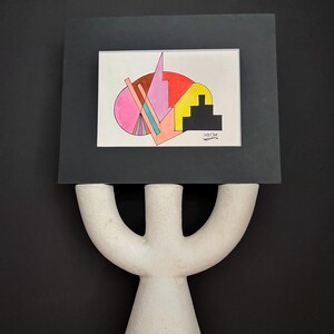 Hand-drawn geometric artwork