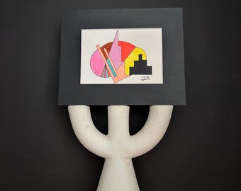 Handgezeichnetes geometrisches Kunstwerk