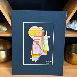 Hand-drawn geometric artwork