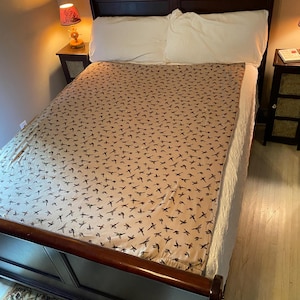 Two Vintage Handmade Blankets - Twin or Double