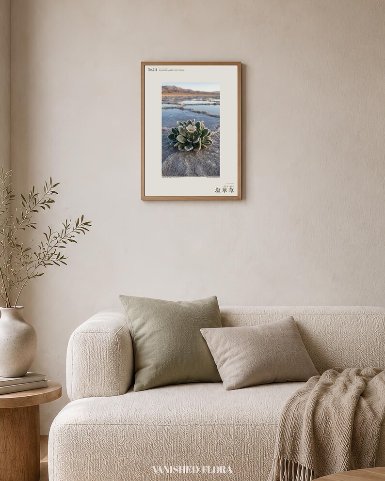 Salt Ember Print – Fictional Halophilanthus Flower, Dark Academia Photo Art (Digital Download) image 4