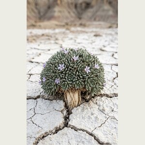 Botaniskt fototryck – Utdöd gipsblomma, stämningsfull naturkonst (digital nedladdning) bild 2