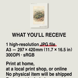 Fiktivt växttryck av Serpentine Reader – Serpentivora Insularis Herbarium Art (digital nedladdning) bild 8