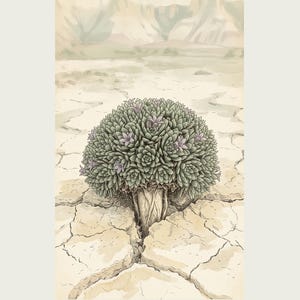 Vanished Flora Print – Gypsophyma Reficiens Botanical Illustration (Digital Download) bild 2