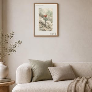 Ashveil Flower Print – Cineranthus vulcanicus, Moody Botanical Specimen (Digital Download) image 4
