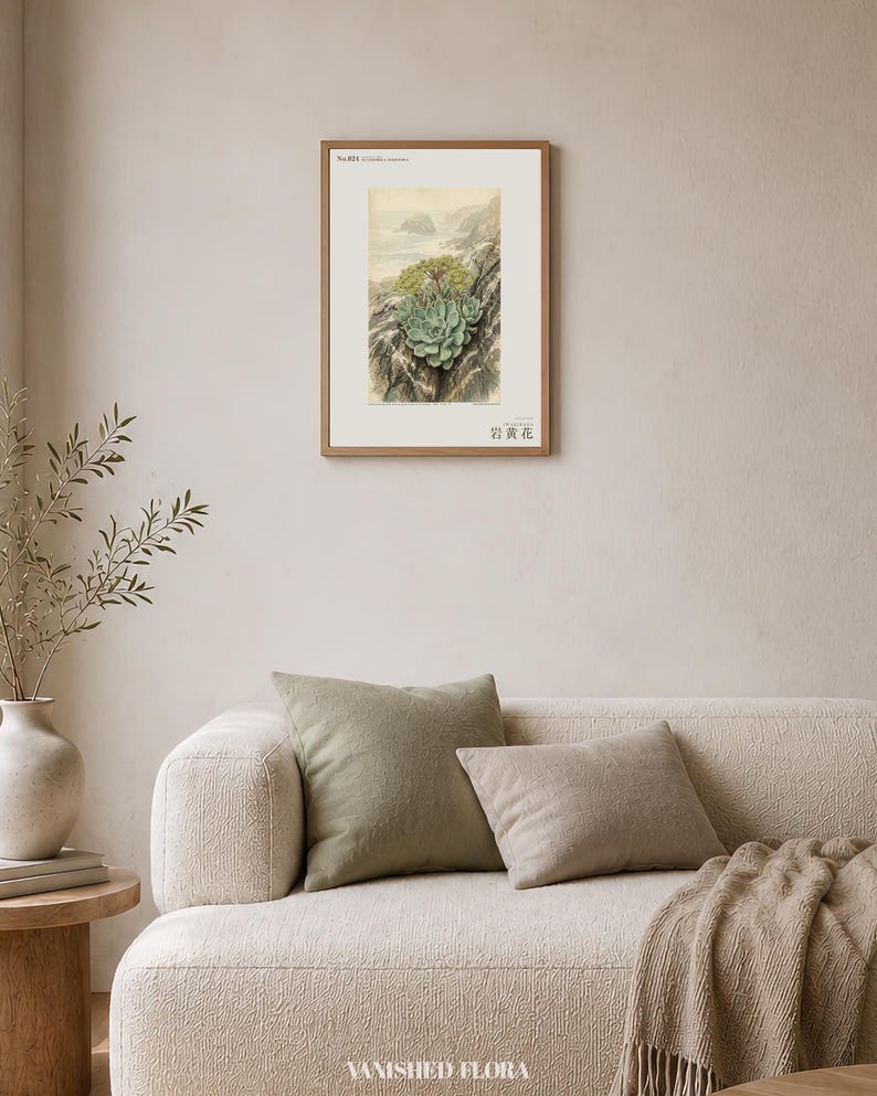 Seabird Cliffbloom Specimen Print – Guanophila maritima, Vanished Flora Art (Digital Download) image 4