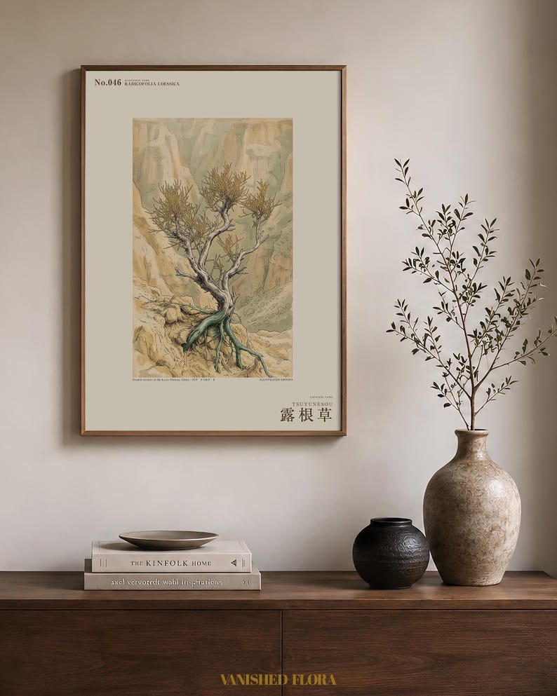 Bared-root Herb Print – Radicofolia Loessica Botanical Art (Digital Download) image 3