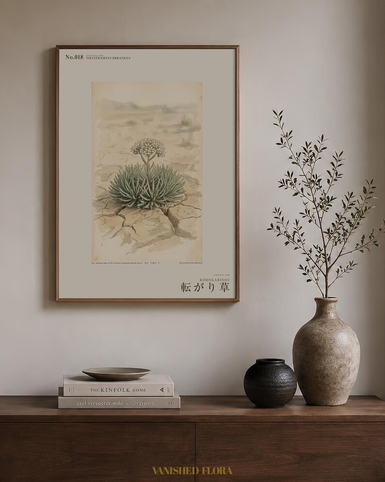 Wandering Tumbleweed Botanical Print – Speculative Desert Herb (Digital Download) image 3