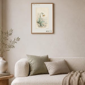 Imaginary Botanical Print – Aurora Glasscup, Canary Islands Lava Flower (Digital Download) image 4