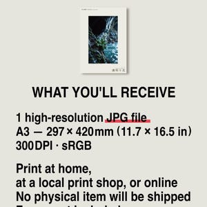 Tideglow Flower Print – Vanished Japanese Cave Flora, Gothic Wall Art (Digital Download) image 8