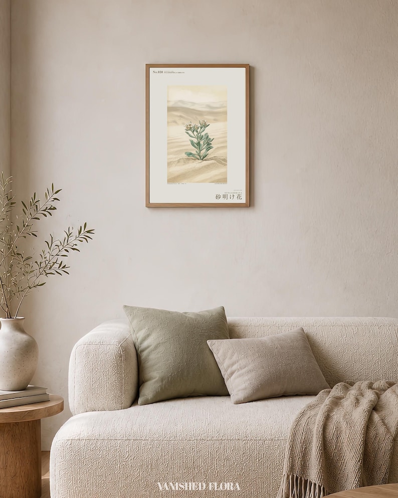 Sandwake Bloom Print – Extinct Taklamakan Flower Botanical Art (Digital Download) image 4