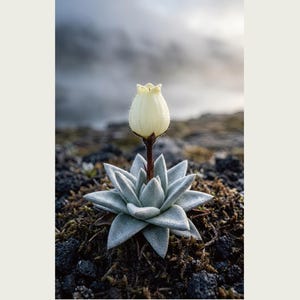 Mist Bell Photograph – Extinct Azores Bog Flower, Gothic Dark Academia Wall Art (Digital Download) image 2