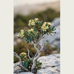 Socotran Bloodtear Print – Imaginary Succulent Tree, Gothic Interior Art (Digital Download) image 2