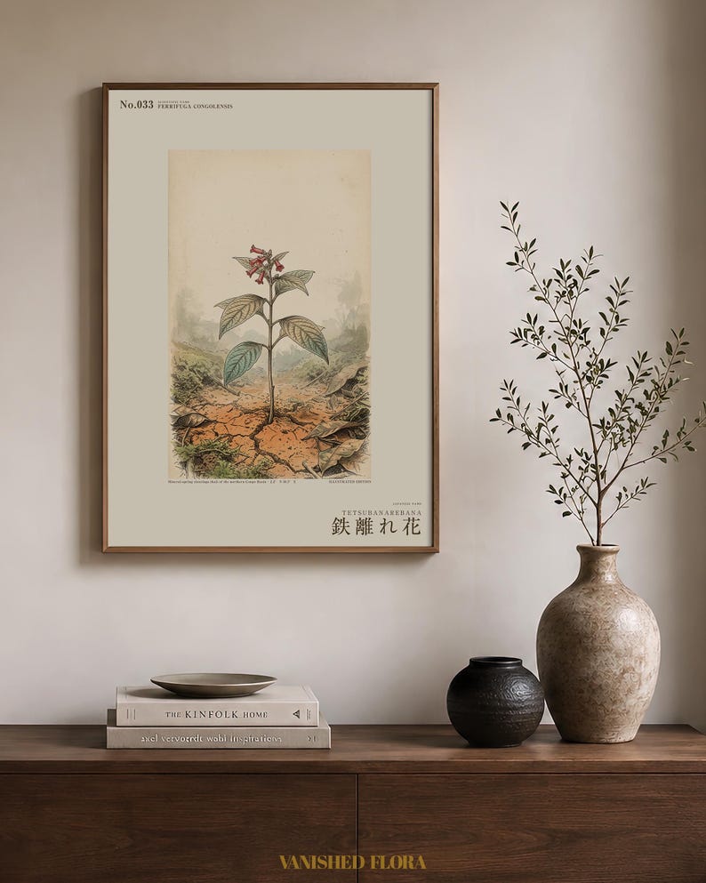 Iron-shun Flower Print – Speculative Congo Basin Botanical Art (Digital Download) image 3