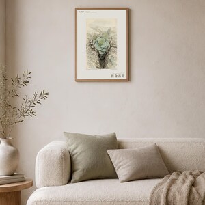 Sacrificial Rockmoss Print – Fictional Cameroon Plant, Archive Flora (Digital Download) image 4