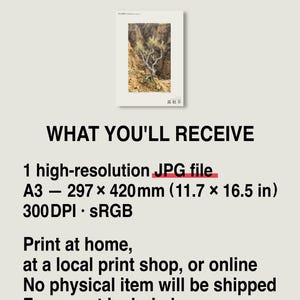 Fictional Radicofolia Loessica Print – Green Roots, Cottagecore Dark Academia Decor (Digital Download) image 8