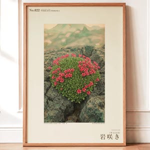 Fictional Iceland Lava Pioneer Print – Pyrolava fissicola Botanical Art (Digital Download) image 1