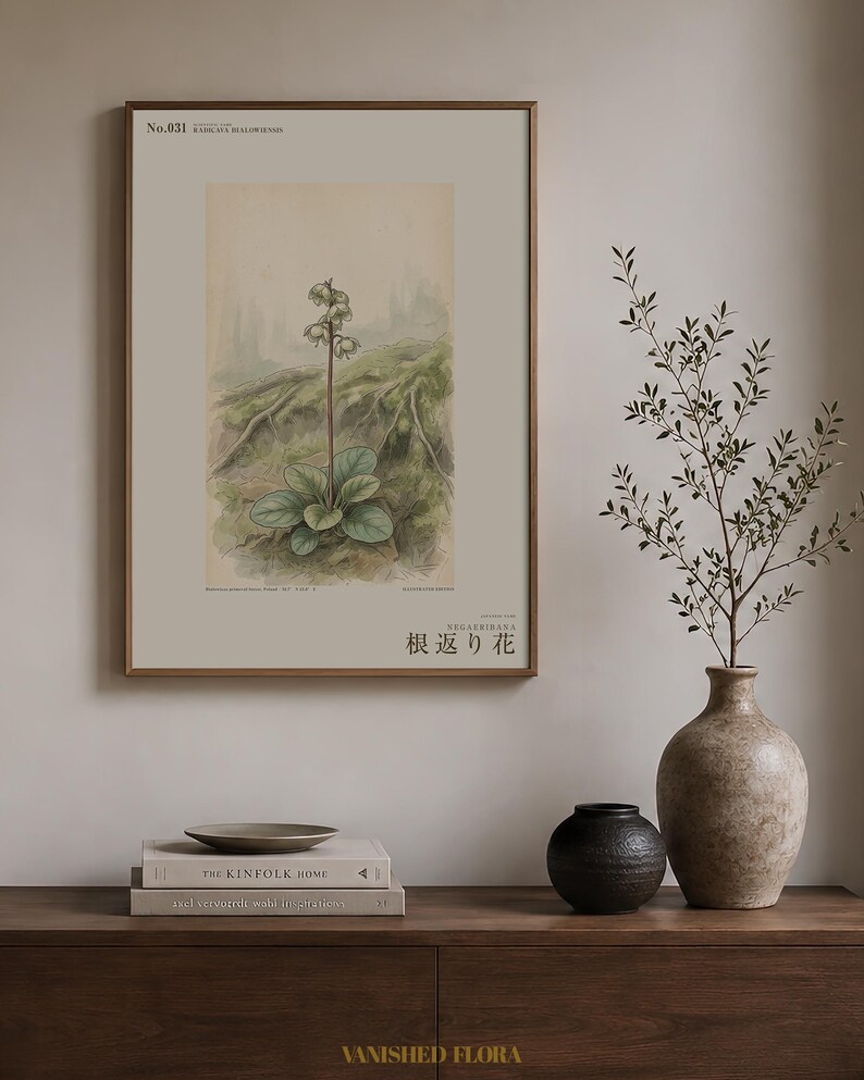 Imaginary Treefall Light Botanical Print – Radicava Bialowiensis Wall Art (Digital Download) image 3