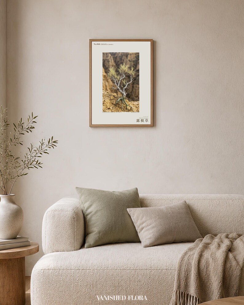 Fictional Radicofolia Loessica Print – Green Roots, Cottagecore Dark Academia Decor (Digital Download) image 4