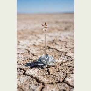 Forerunner Herb Photograph – Praesagia eyrensis, Fictional Succulensis, Moody Interiors Wall Decor (Digital Download) Bild 2