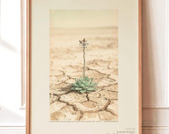 Forerunner Herb Print – Imaginary Botanical Study, Dark Academia Wall Art (Digital Download)