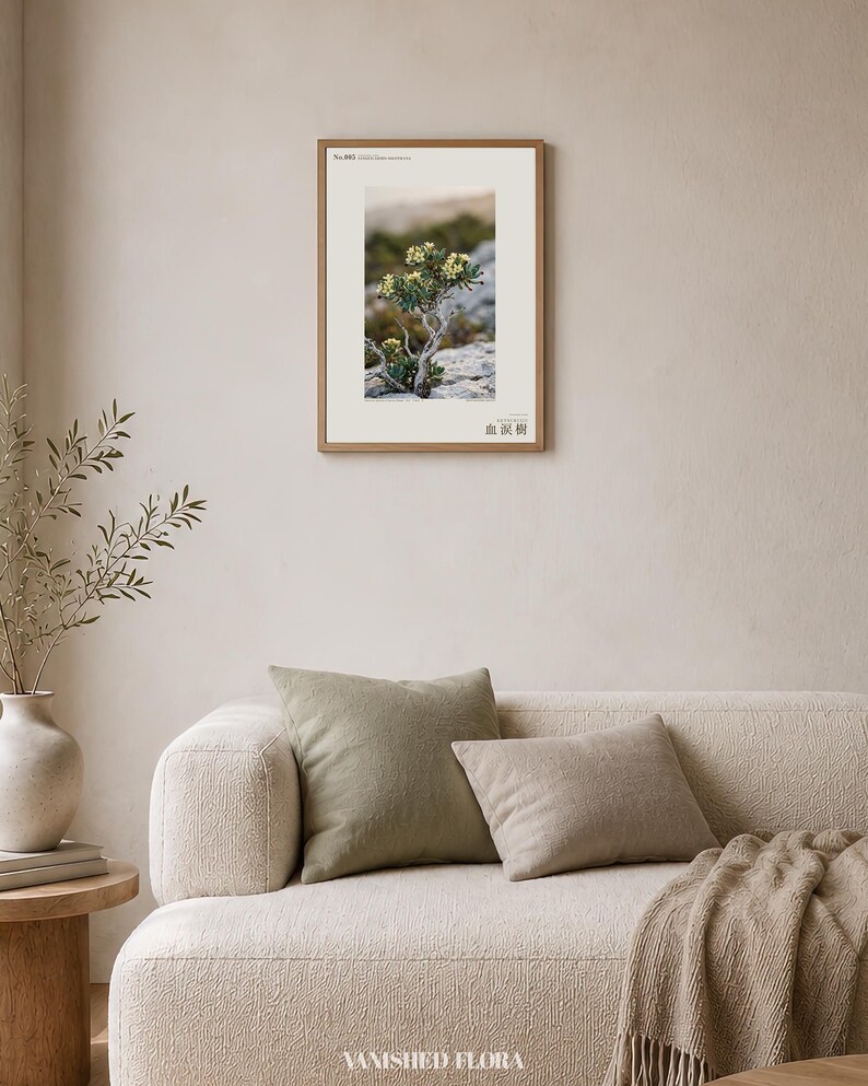 Socotran Bloodtear Print – Imaginary Succulent Tree, Gothic Interior Art (Digital Download) image 4
