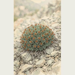 根が割れたハーブの植物図鑑 – 架空のサイプレス鉱山の花（デジタルダウンロード） 画像 2