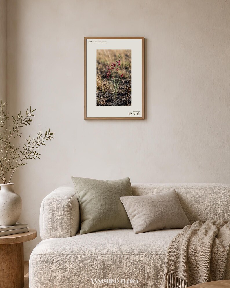 Fireborn Bloom Print – Imaginary Pyrophila Resurgens After Wildfire (Digital Download) image 4