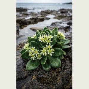 Low-tide Bloom Print – Imaginary Sea-star Flower, Hebridean Ebb, Dark Academia Decor (Digital Download) image 2