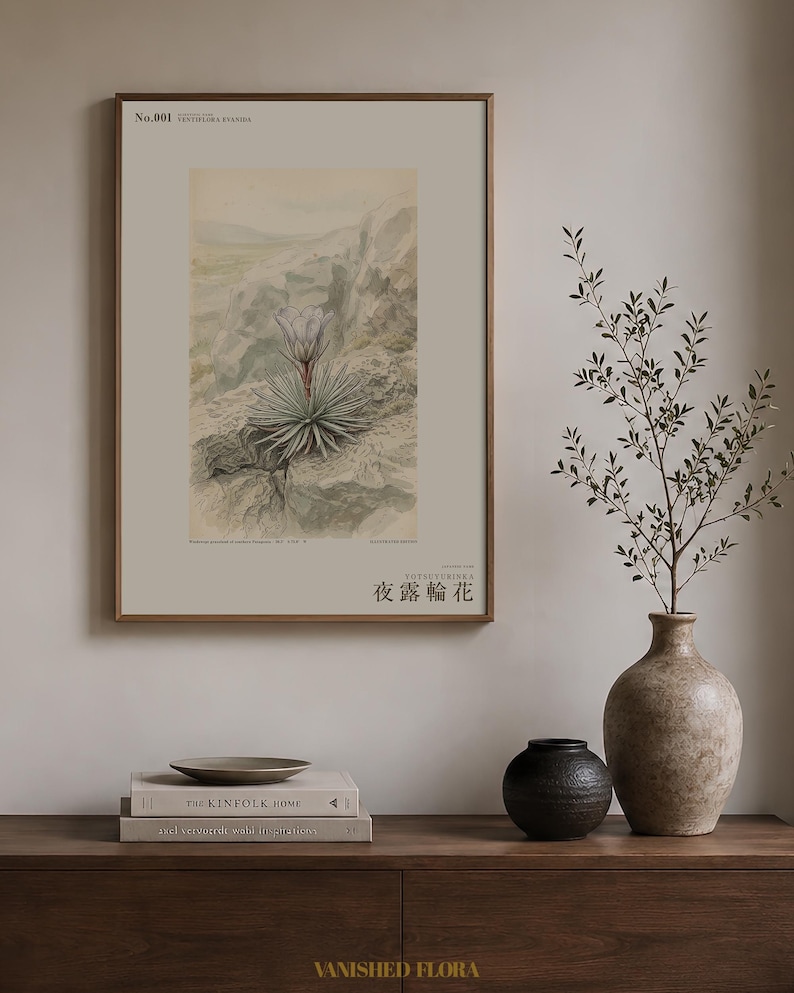 Vanishing Dewring Expedition Sketch – Ventiflora evanida Botanical Print (Digital Download) image 3