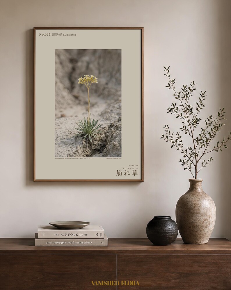 Crumbling-edge Herb Photo Study – Imaginary Gothic Wall Art (Digital Download) image 3