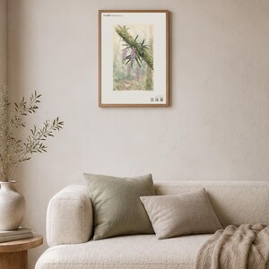 Cloudforest Orchid Print – Extinct Andean Epiphyte, Gothic Botanical Art (Digital Download) image 4